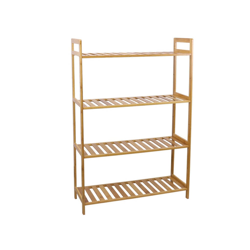 Bamboo Shelving Unit Natural 26.46x9.84x38.97cm