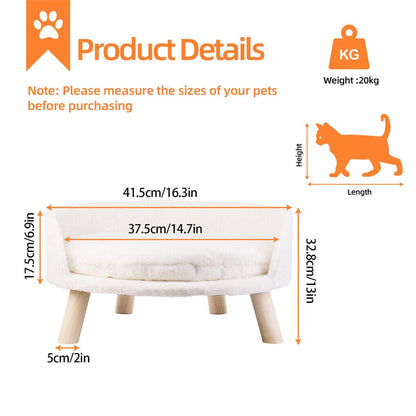 Pet Sofa Bed Soft Cushion 20x50x25cm
