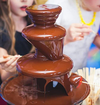 Electric Chocolate Fountain Stainless Steel 20x15x25cm