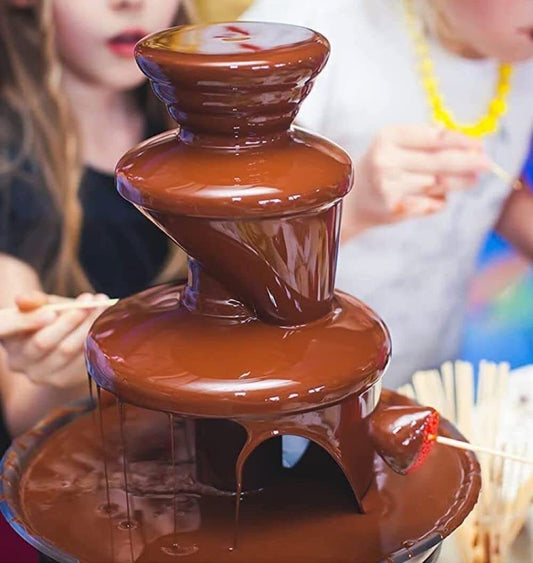 Electric Chocolate Fountain Stainless Steel 20x15x25cm