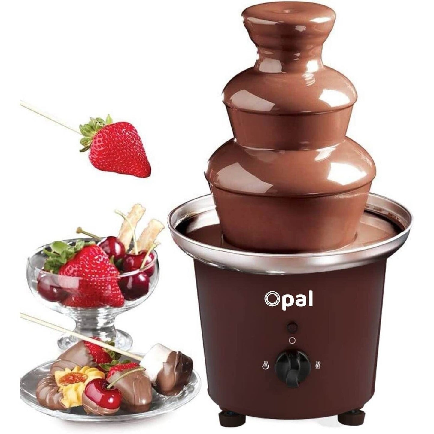 Electric Chocolate Fountain Stainless Steel 20x15x25cm