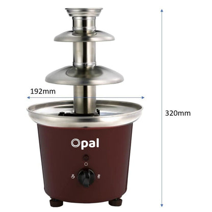 Electric Chocolate Fountain Stainless Steel 20x15x25cm