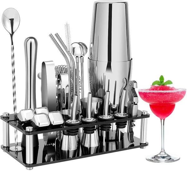  23 pieces of  Professional Bar Tools for Drink Mixing