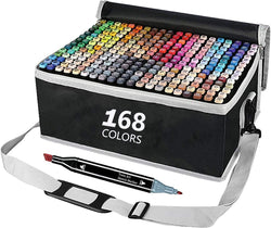 168 Colours Graffiti Pen Permanent Marker Pens Set For Adults And Children