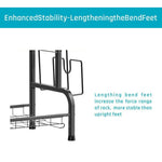 Stainless Steel 2-Tier Dish Drying Rack (Black)