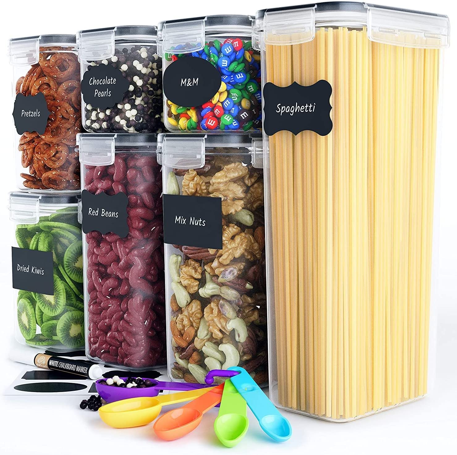 7 Pieces Plastic BPA Free Food Storage