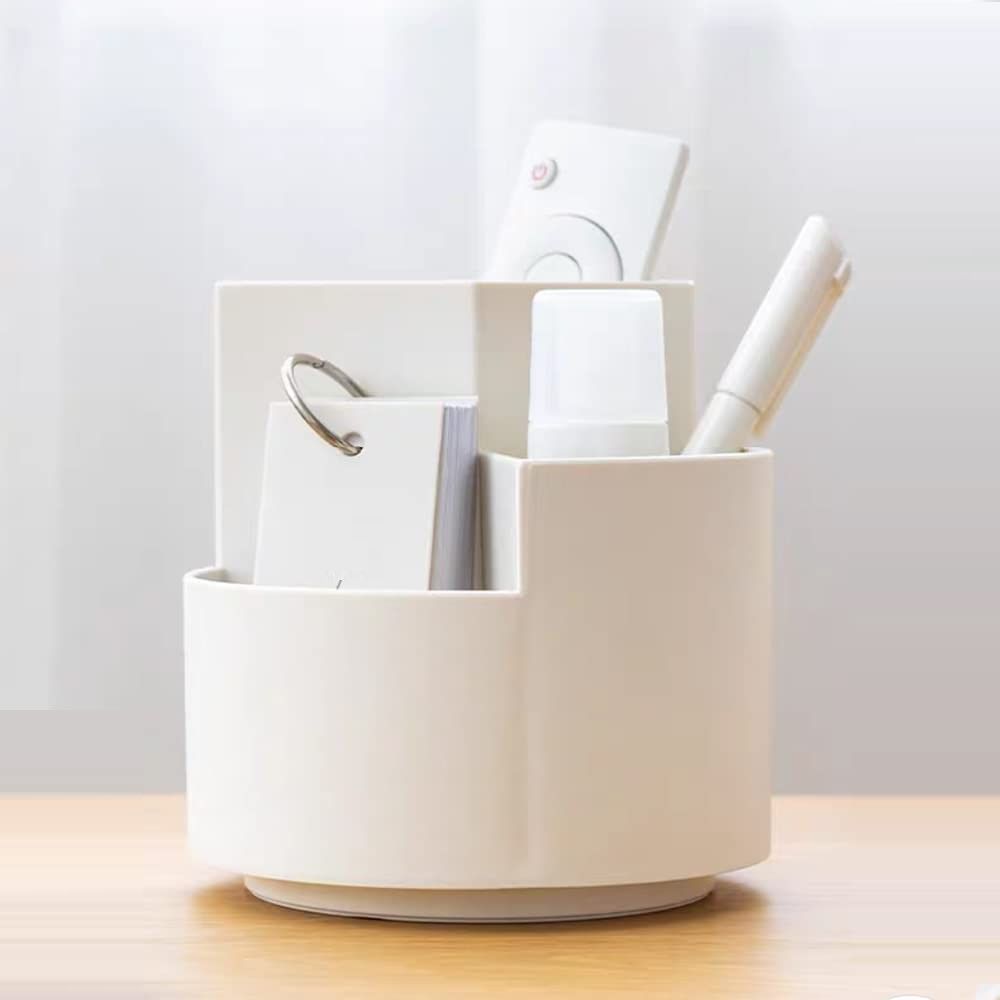 360 Degree Rotating Multi-Functional Pen Holder (Grey)