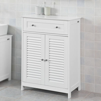Freestanding Storage Cabinet With Doors/Drawer