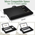 Portable Laptop Desk With Device Ledge, Mouse Pad, And Phone Holder (Silver, 40Cm)