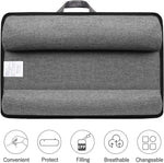 Portable Laptop Desk With Device Ledge, Mouse Pad, And Phone Holder (Silver, 40Cm)