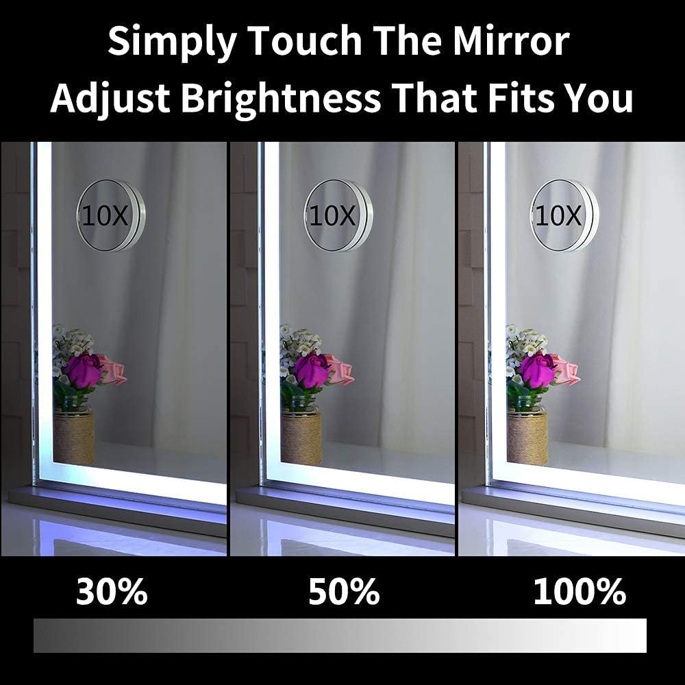 Hollywood Led Makeup Mirror (72 X 56 Cm)