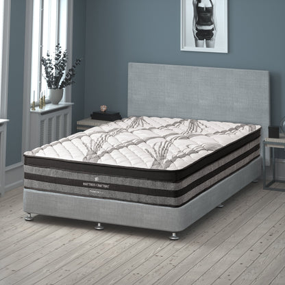 H&L 2.1 Premium 7 Zone Pocket Spring Memory Foam Mattress-S/D/Q/KS