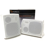 Indoor Outdoor Speaker Pair 3-Way 4