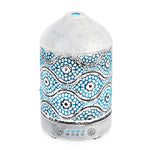 100Ml Metal Essential Oil And Aroma Diffuser-Vintage White
