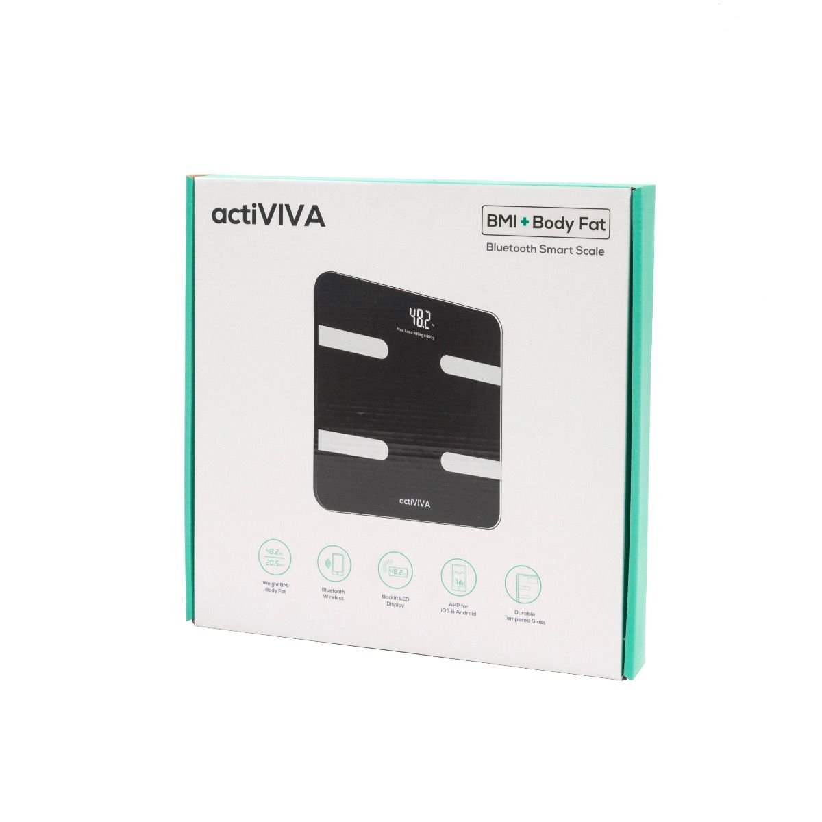 Bluetooth Bmi And Body Fat Smart Scale With Smartphone App