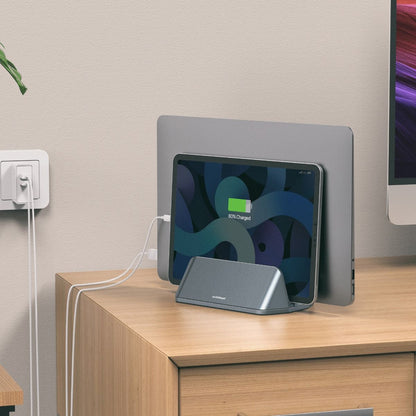 Stage S5 Adjustable Dual Bay Tablet, Laptop And Macbook Vertical Stand