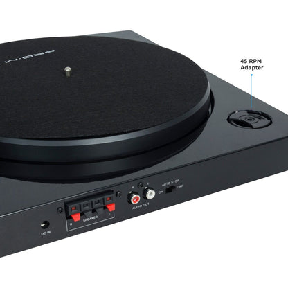 Pro-M Turntable with Bluetooth Speakers Black