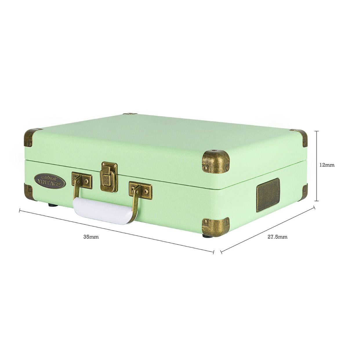 Mbeat Woodstock Ii Tiffany Green Retro Bluetooth (Tx/Rx) Turntable