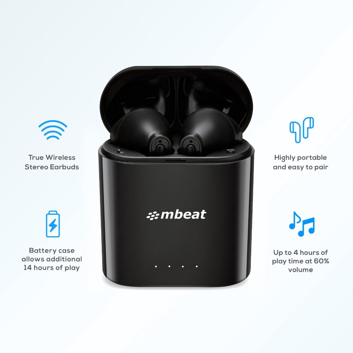 Mbeat E1 True Wireless Earbuds