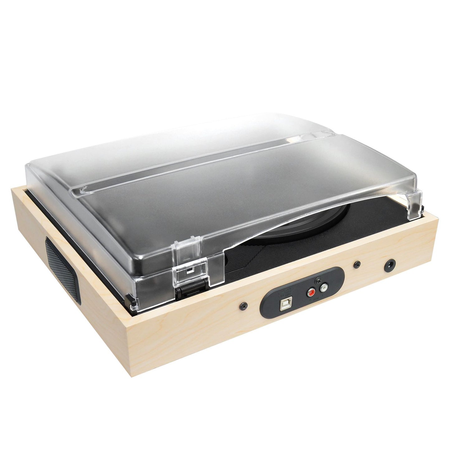 Mbeat Slim Wooden Style Usb Turntable