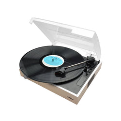 Mbeat Slim Wooden Style Usb Turntable