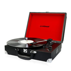 Mbeat Retro Briefcase-Styled Usb Turntable