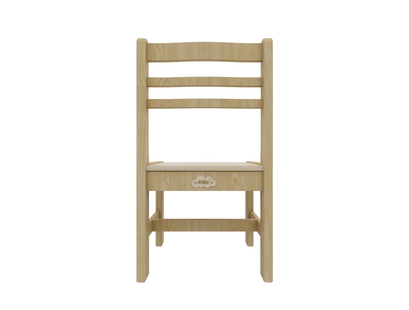 Kids Birch Toddler Chair - H28cm 4 Pack