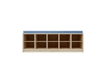 10 Cubbies Kids Shoes Storage Bench