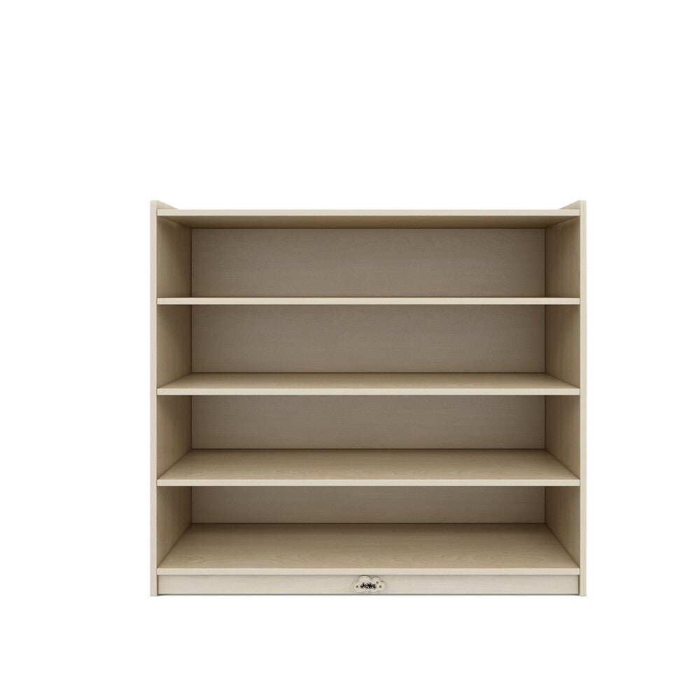 Kids 4 Shelf Wooden Bookcase Organiser Storage - H91cm