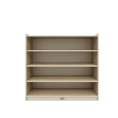 Kids 4 Shelf Wooden Bookcase Organiser Storage - H91cm