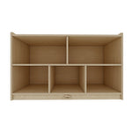 5 Cubby Cabinet Kids Bookshelf Organiser Storage - H60.5cm