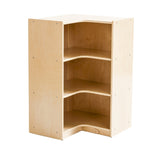 Kids 3 Shelf Corner Storage Cabinet - H91cm