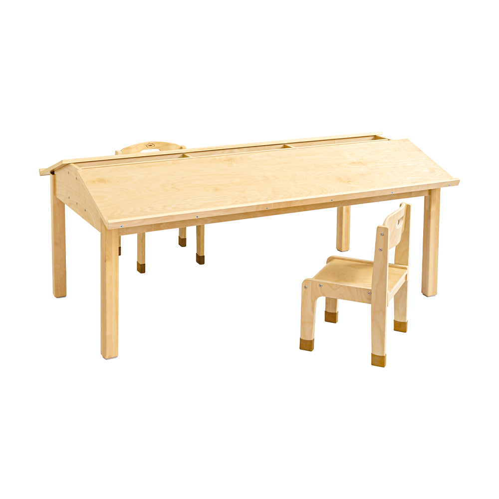Kids Tilt Slant Top Reading Drawing Table