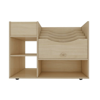 Wooden Art Craft Material Storage Cabinet Trolley