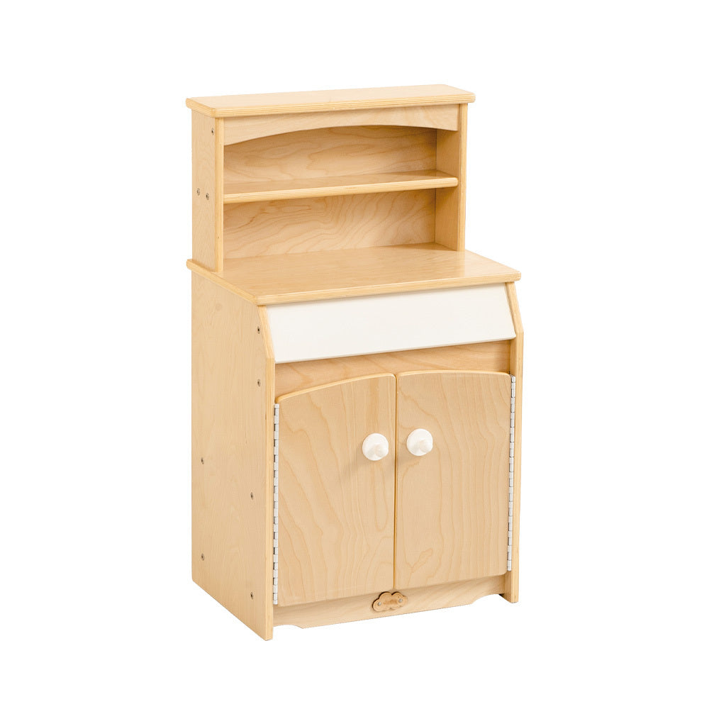 Kids Wooden Play Kitchen Cupboard - H83cm