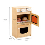 Kids Wooden Play Laundry Set Washing Machine and Dryer - H83cm