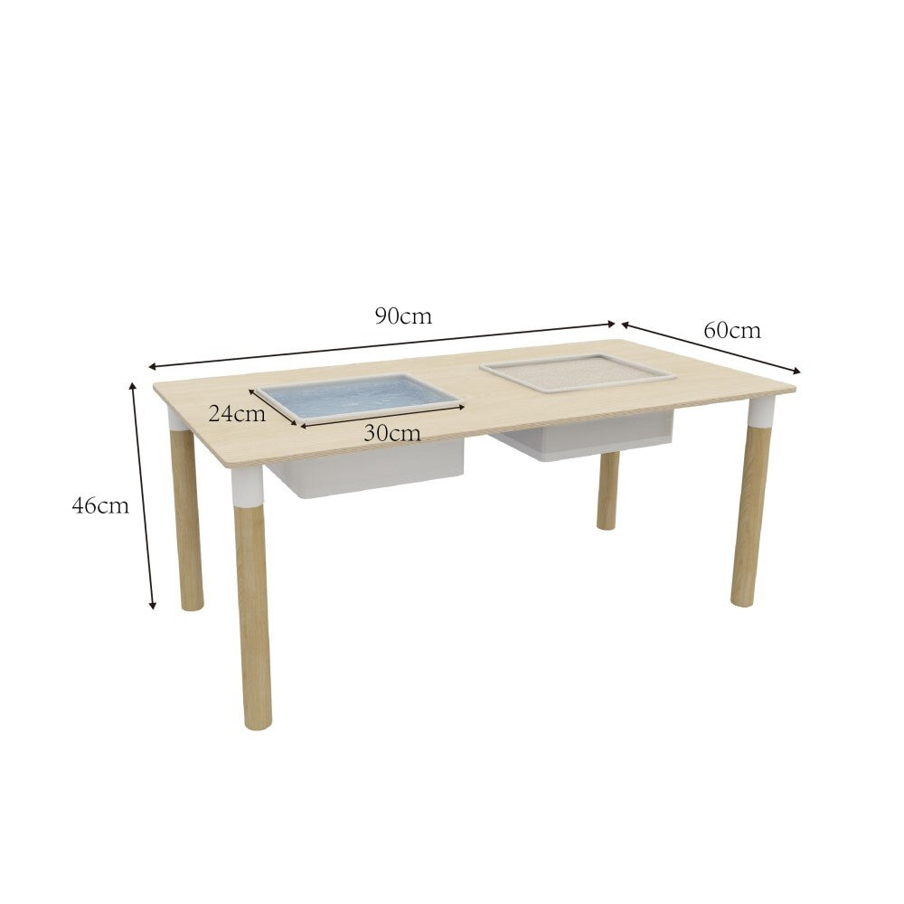 Kids Birch Activity and Sensory Tables