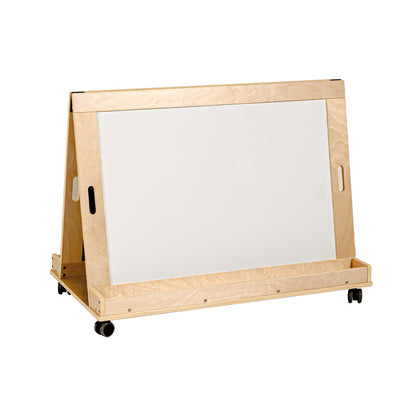  Kids Magnetic Standing Easel White and Black Board
