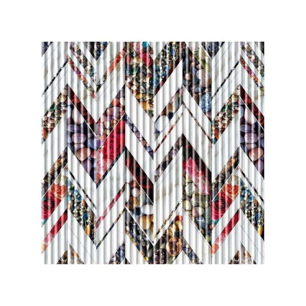  Decorative 3D Foam Wallpaper Panels Zigzag 10Pcs
