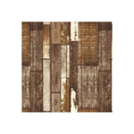 Decorative 3D Foam Wallpaper Panels Dark Wood 10Pcs