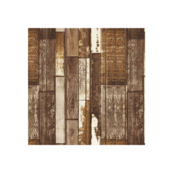 Decorative 3D Foam Wallpaper Panels Dark Wood 10Pcs