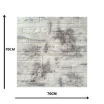 Decorative 3D Foam Wallpaper Panels Marble Brick 10Pcs