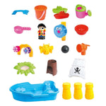 Children'S Pirate Theme Ship Sand & Water Table For Creative Play