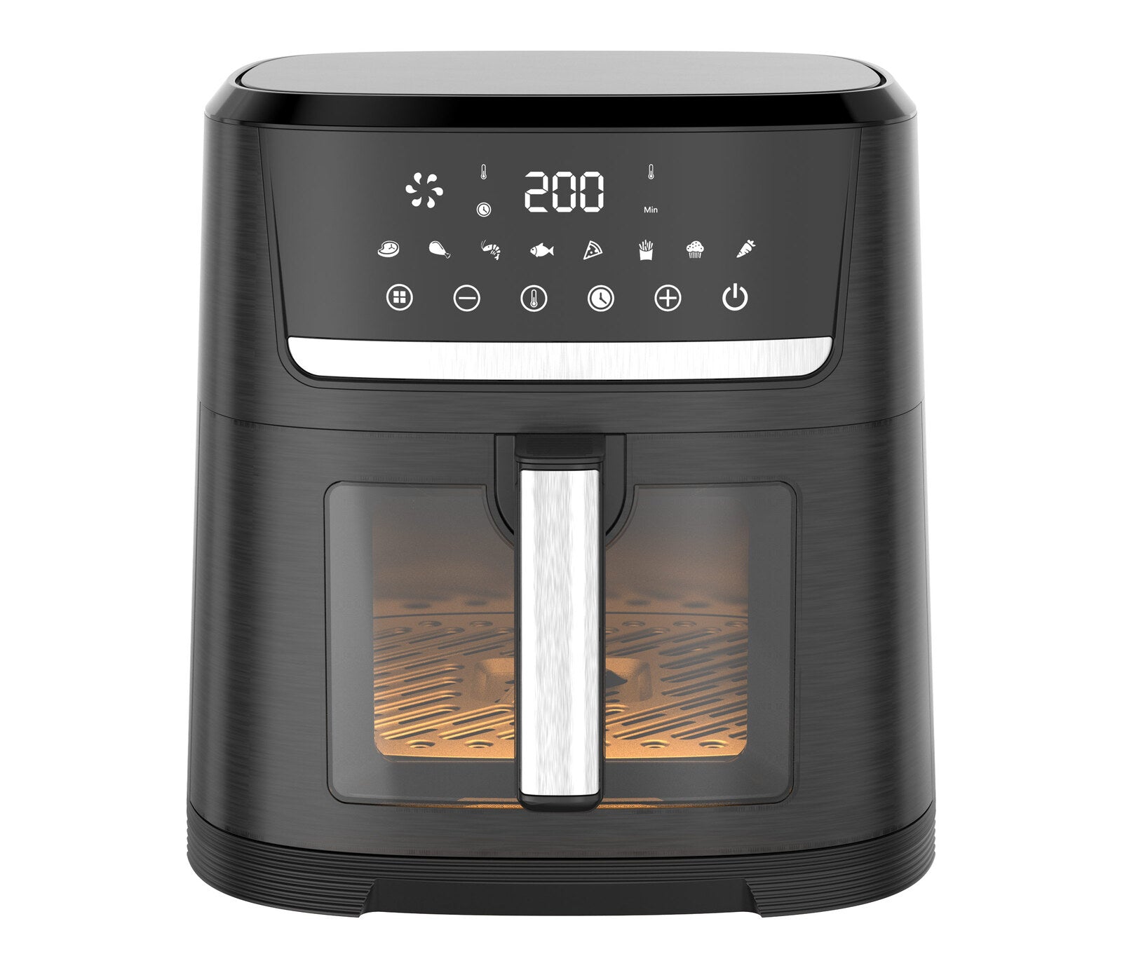 1700 Watts 10L Digital Air Fryer with Viewing Window Large Capacity