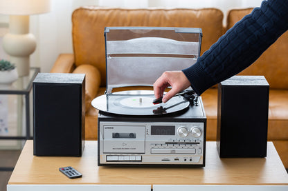 Black Audio System - Turntable, CD, Vinyl & Streaming