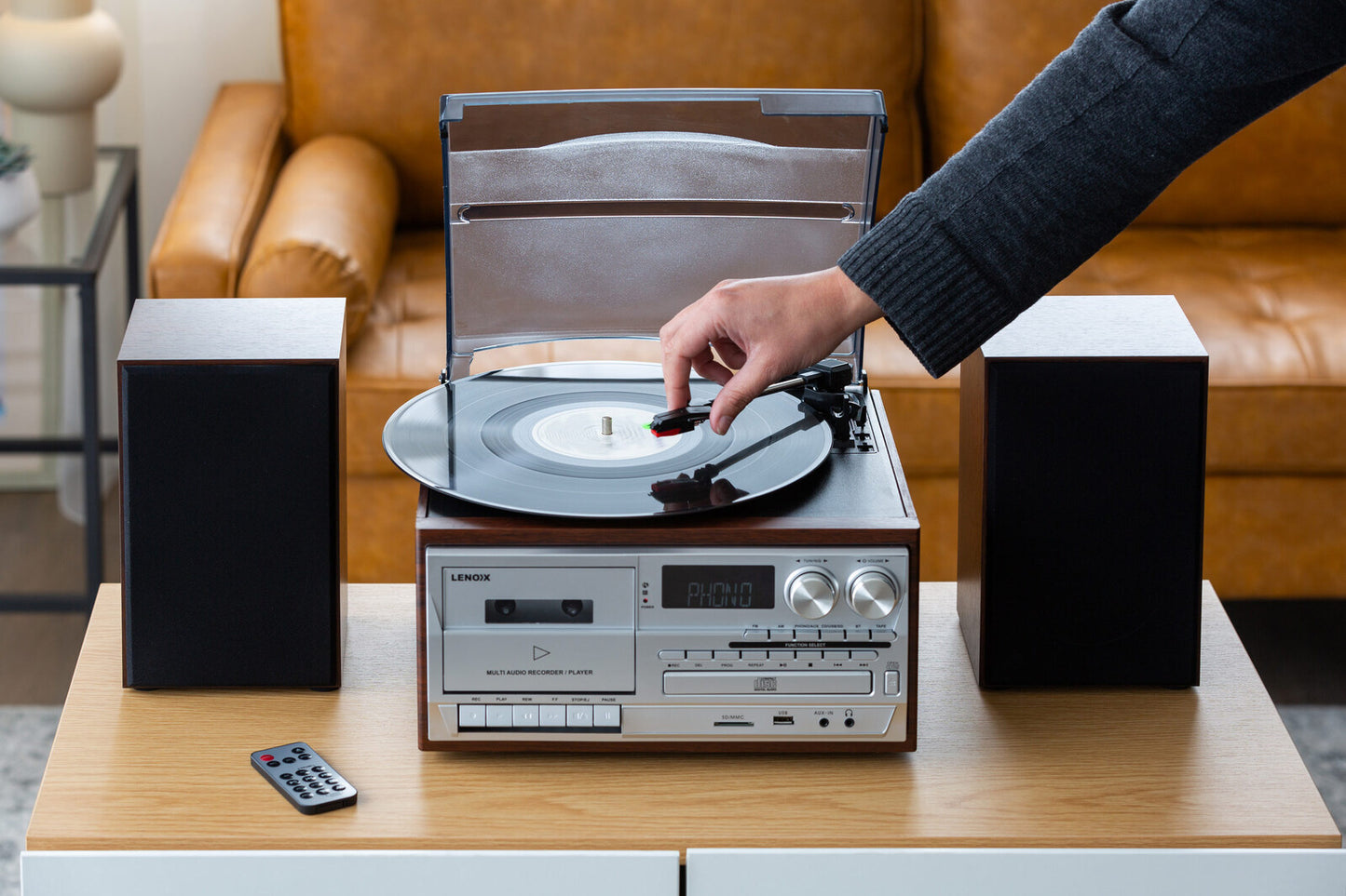 Brown Audio System - Turntable, CD, Vinyl & Streaming
