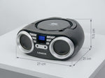 Portable CD Player Black/Red