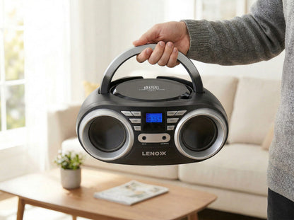 Portable CD Player Black/Red
