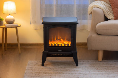 Electric Fireplace Heater 2000W Log Flame | Home & Living - 2
