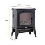 Electric Fireplace Heater 2000W Log Flame | Home & Living